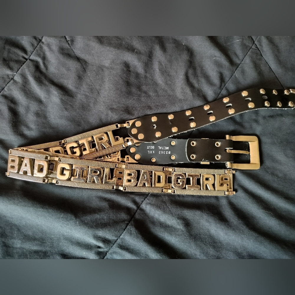90's metal belt